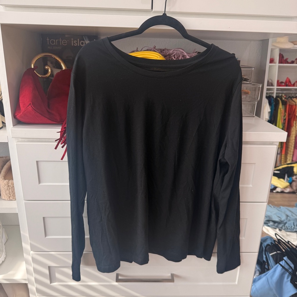a new day Black long sleeve top